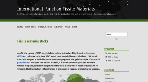 fissilematerials.org