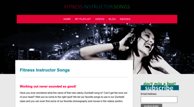 fitnessinstructorsongs.com