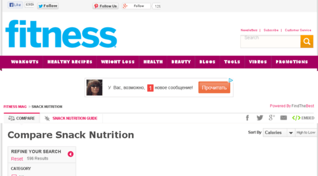 fitnessmagazine-snack-nutrition.findthebest.com