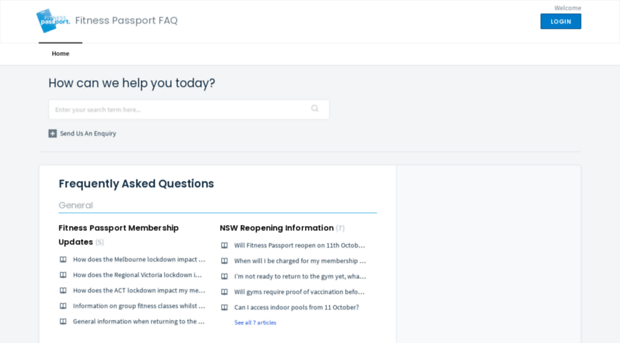 fitnesspassport.freshdesk.com