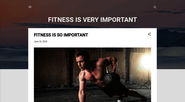 fitnesssveryimportant.blogspot.com