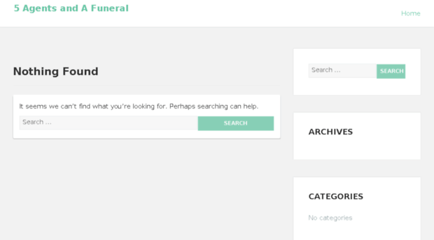 fiveagentsandafuneral.com