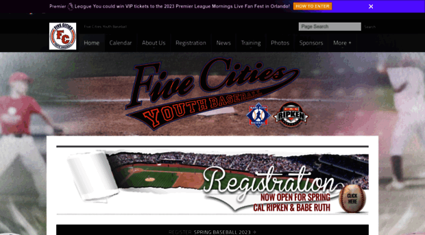 fivecitiesyouthbaseball.com