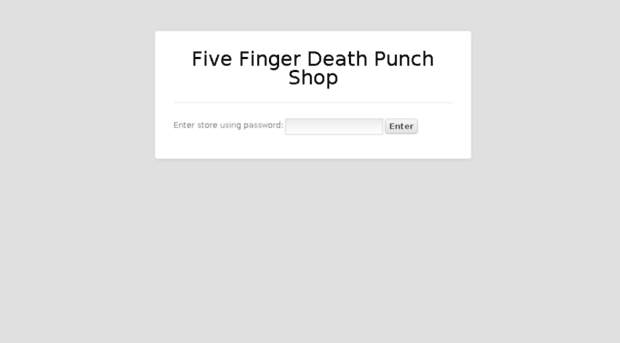 fivefingerdeathpunchshop.com