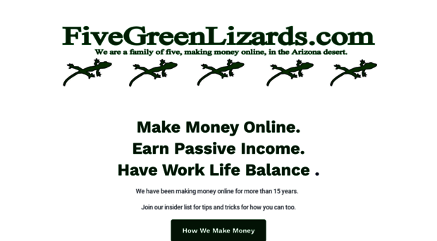 fivegreenlizards.com