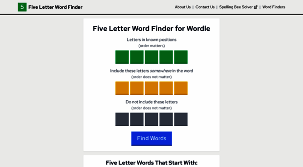 fiveletterwordfinder.com