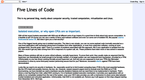 fivelinesofcode.blogspot.com