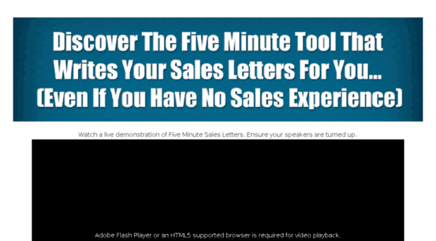 fiveminutesalesletters.com