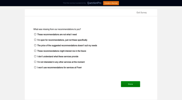 fiverr-recommendations.questionpro.com