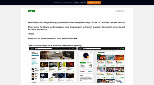fiverrdesignsurvey.questionpro.com