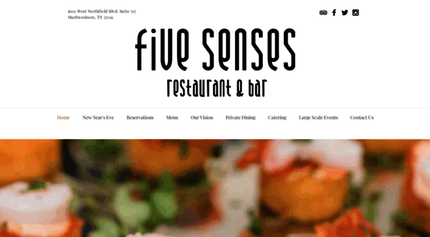 fivesensesdining.com