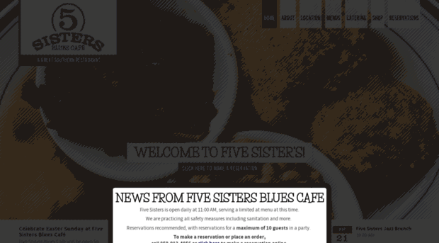 fivesistersbluescafe.com