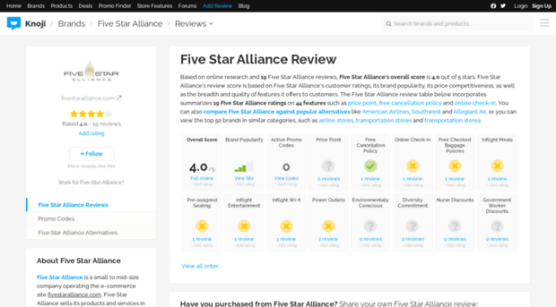 fivestaralliance.knoji.com