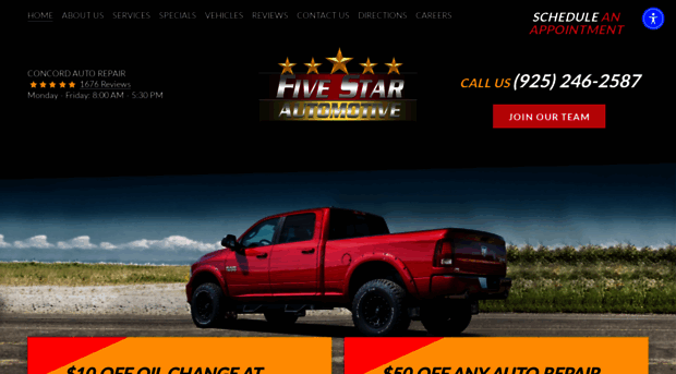 fivestarautorepair.com