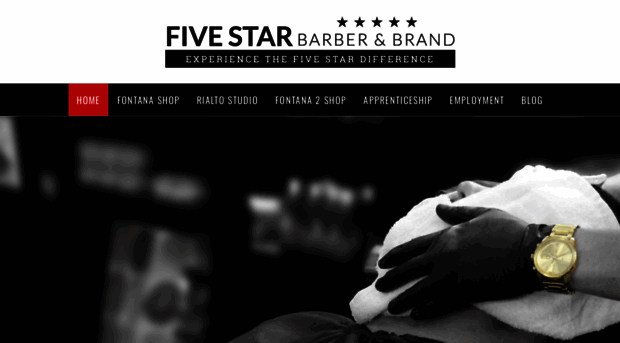 fivestarbarberbrand.com