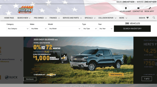 fivestarchevrolet.net