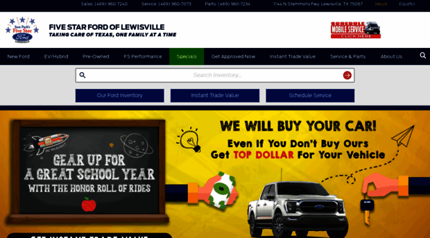 fivestarfordlewisville.net