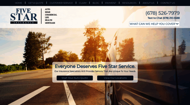 fivestarinsuranceagency.com