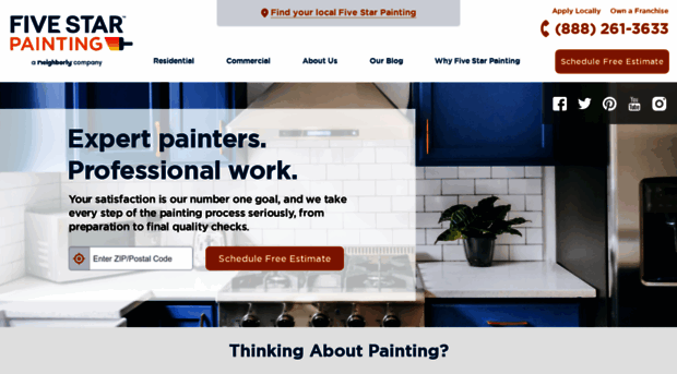 fivestarpainting.com