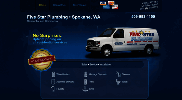 fivestarplumbingspokane.com
