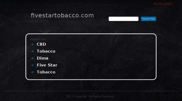 fivestartobacco.com