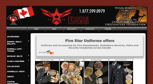 fivestaruniforms.ca