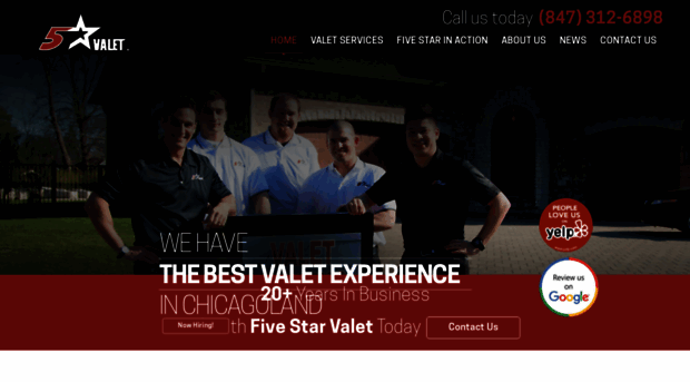 fivestarvalet.com