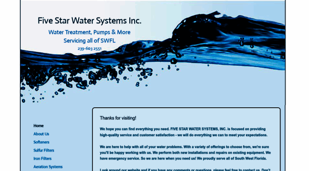 fivestarwatersystems.com