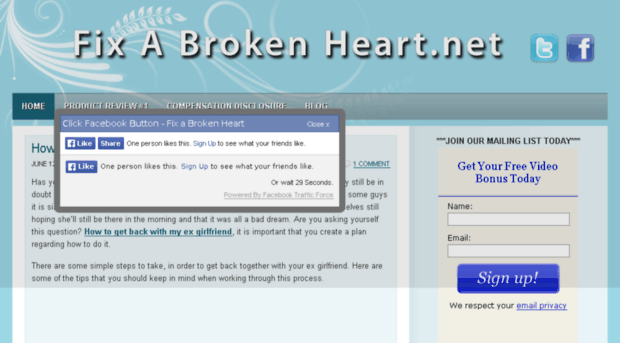 fixabrokenheart.net