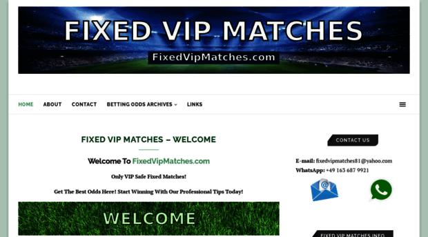 fixedvipmatches.com