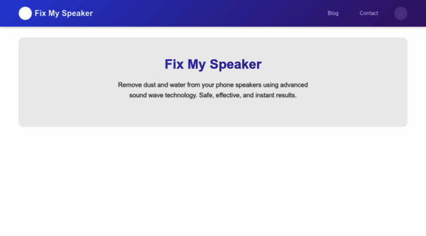 fixmyspeakers.co