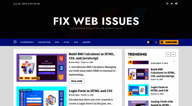 fixwebissues.com