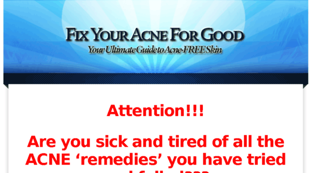 fixyouracneforgood.com