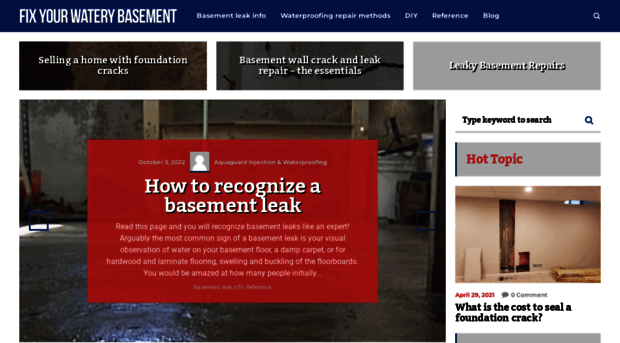 fixyourwaterybasement.com