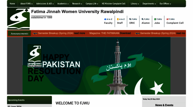 fjwu.edu.pk