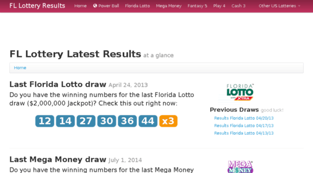 Fl Lottery Results Com Fl Lottery Results All Flori Fl Lottery Results