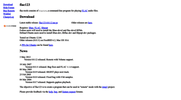 flac-tools.sourceforge.net