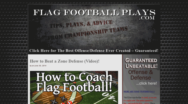 flagfootballplays.com