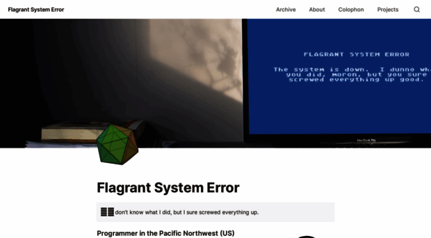 flagrantsystemerror.com