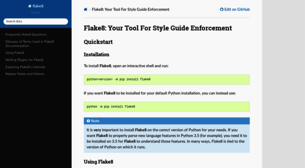 flake8.readthedocs.org