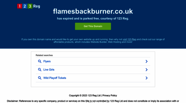 flamesbackburner.co.uk