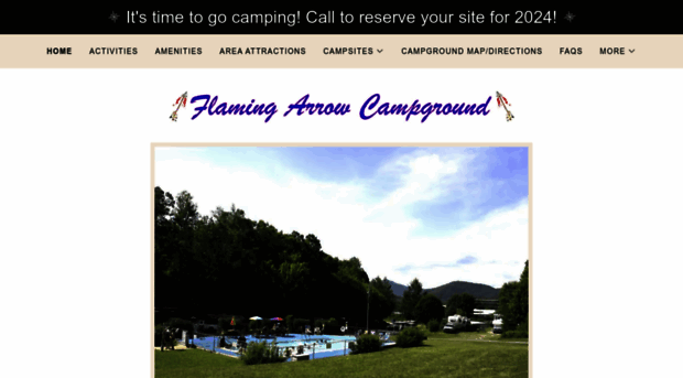 flamingarrowcampground.com