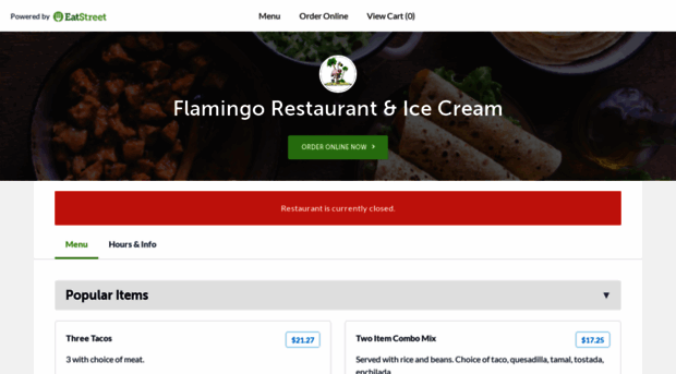 flamingorestaurantdekalb.com