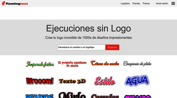 flamingtext.es