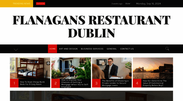 flanagansrestaurantdublin.com