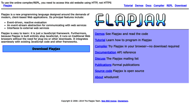 flapjax-lang.org