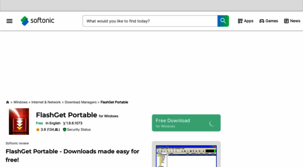 flashget-portable.en.softonic.com