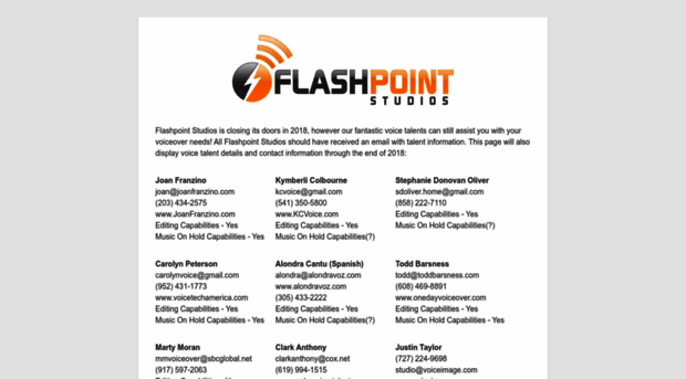 flashpointstudios.com