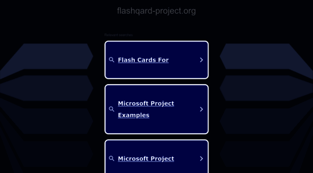 flashqard-project.org