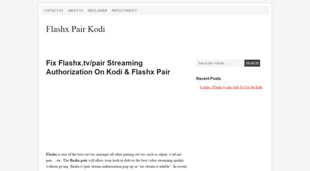 flashxpairkodi.com
